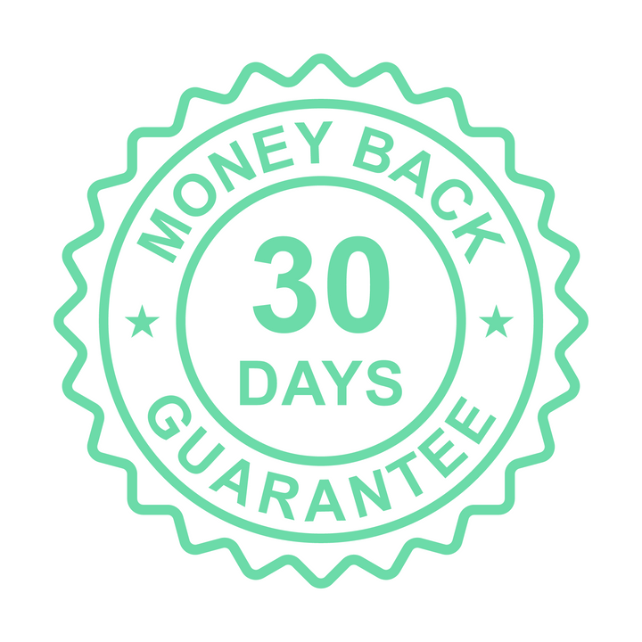 30 days money back guarantee from purple plumeria 