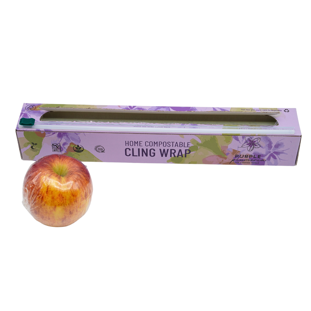 100% Home Compostable Cling Wrap 30m - White Magic
