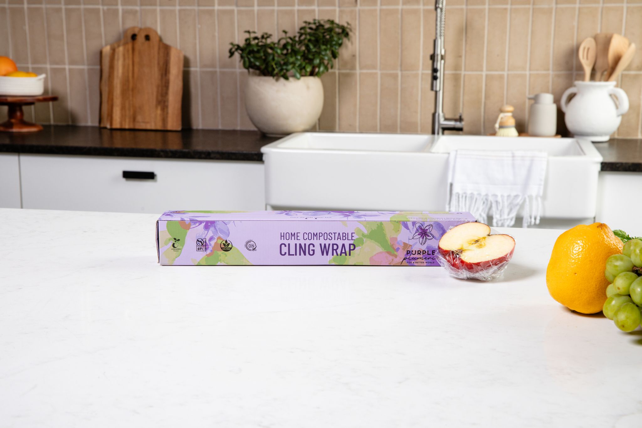 Compostable Cling Wrap | Plant-Based, Free from Microplastics