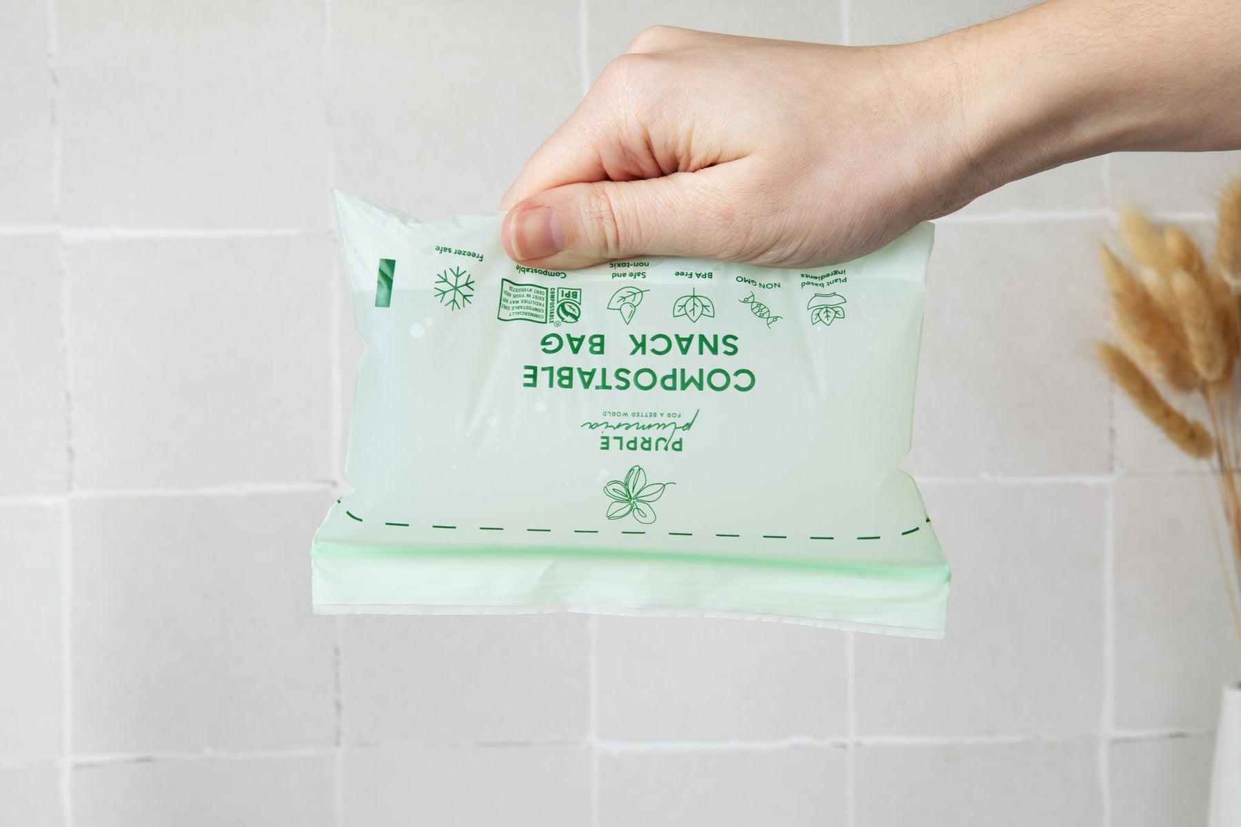 Eco-Friendly Compostable Ziplock Bags | PurplePlumeria